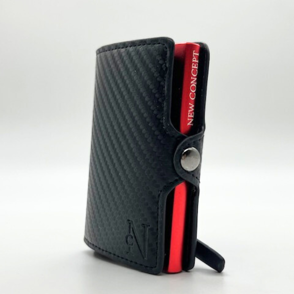 Billetera New Concept Fiberflex Black & Red