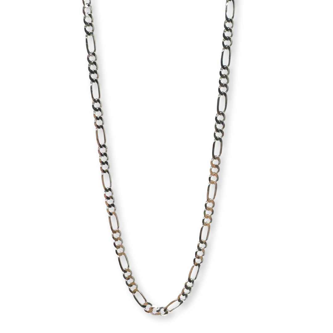 Cadena Silver Figaro Plata 925