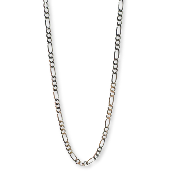 Cadena plata 925 hombre fígaro 3mm 50cm New Concept Chile Silver Figaro