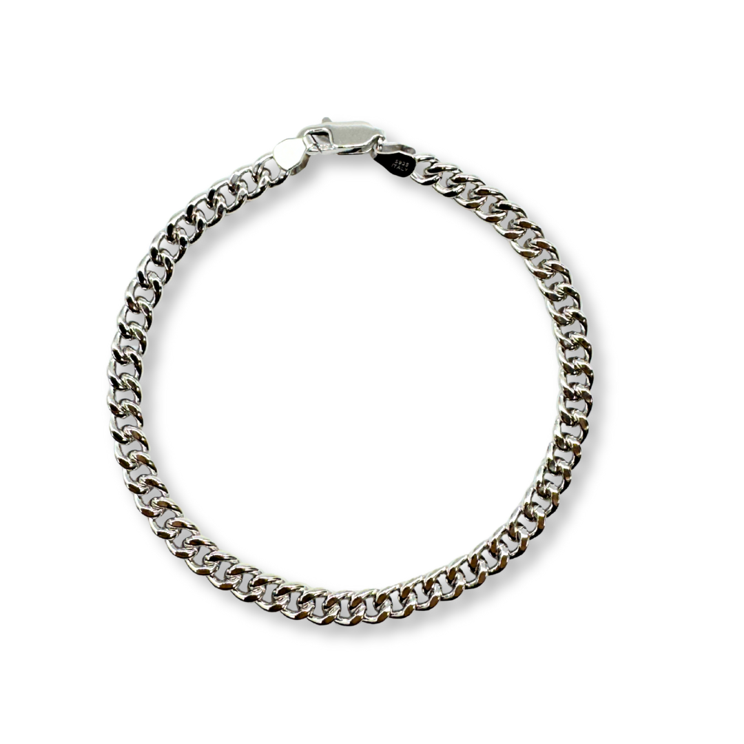 Pulsera Silver Cuban Plata 925