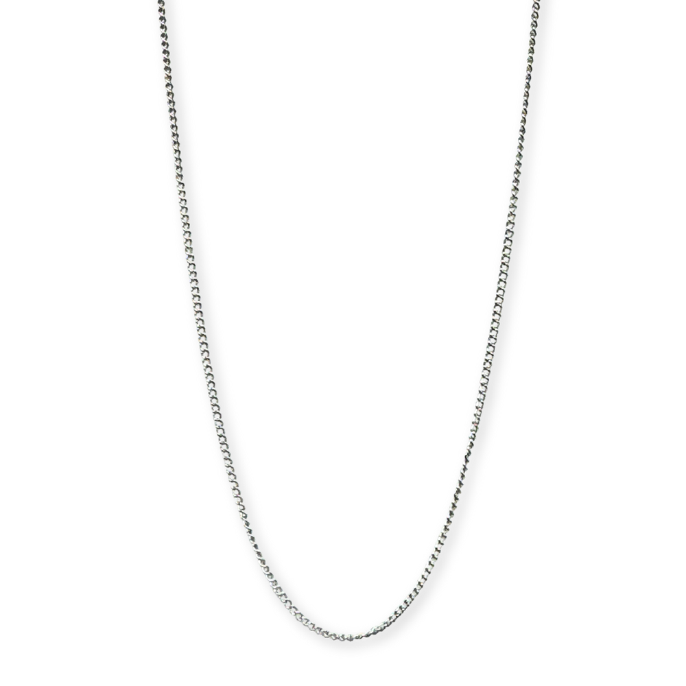Cadena Silver Curb 1mm Plata 925
