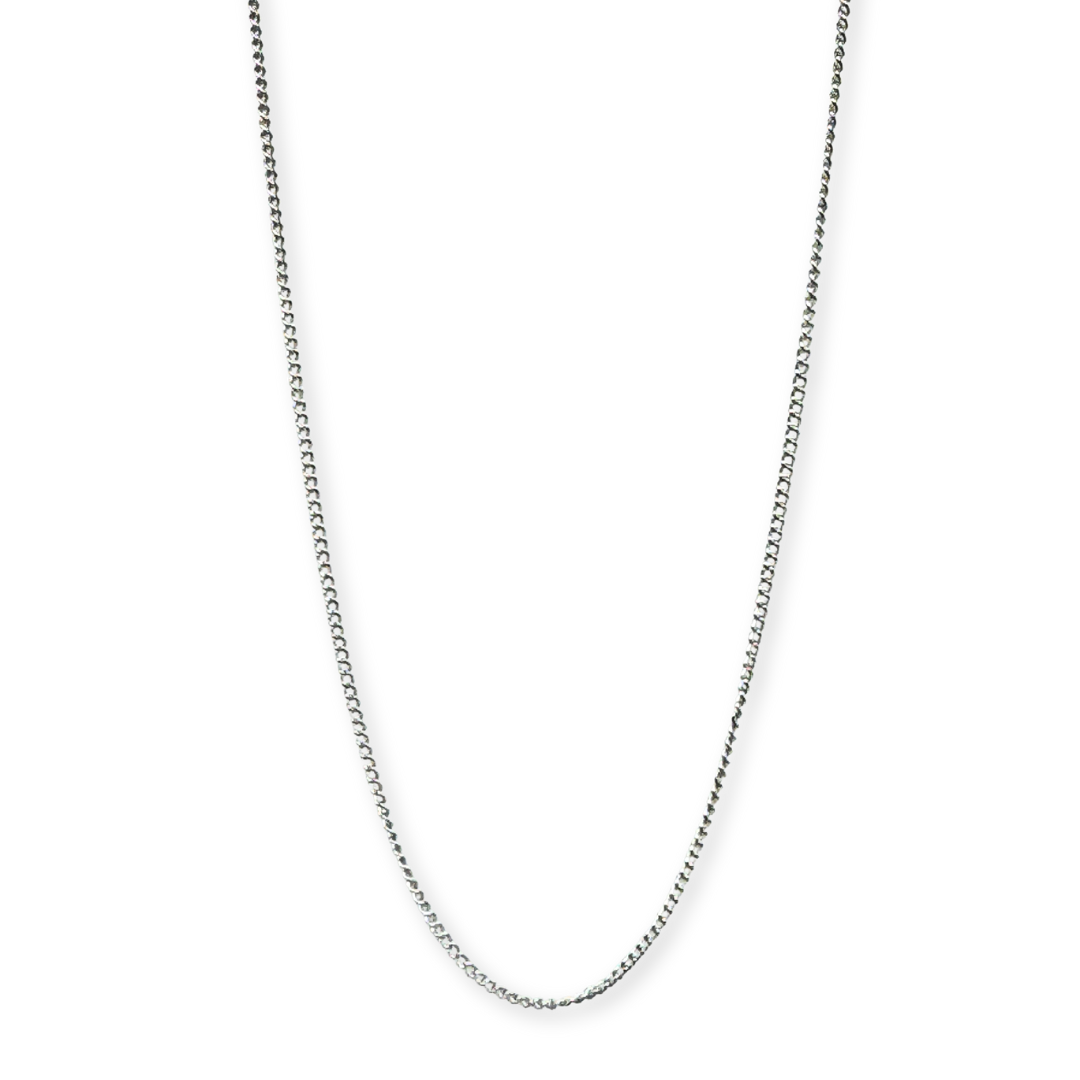 Cadena Silver Curb 1mm Plata 925