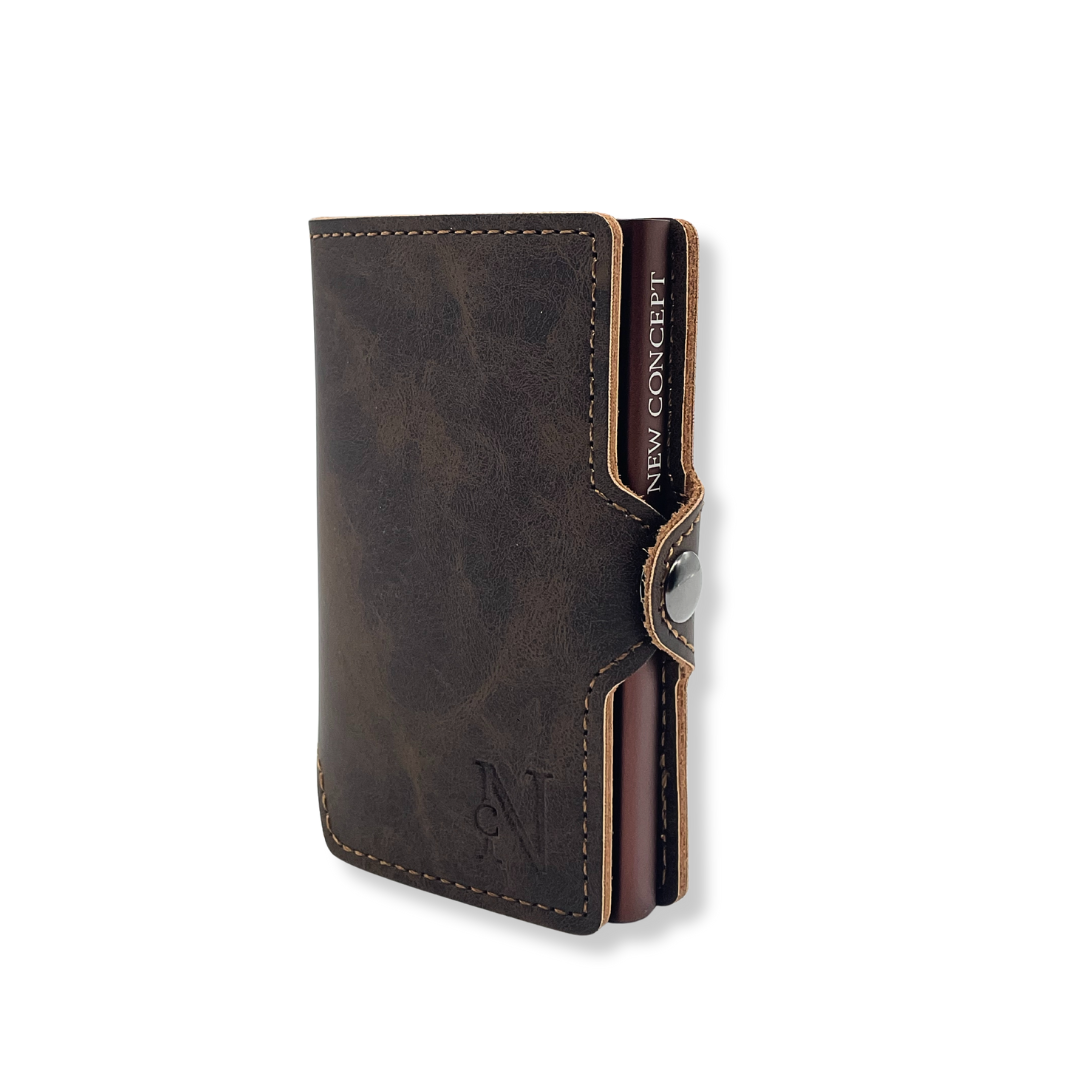 Billetera New Concept Woolrich Dark Brown