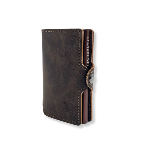 Billetera New Concept Woolrich Dark Brown