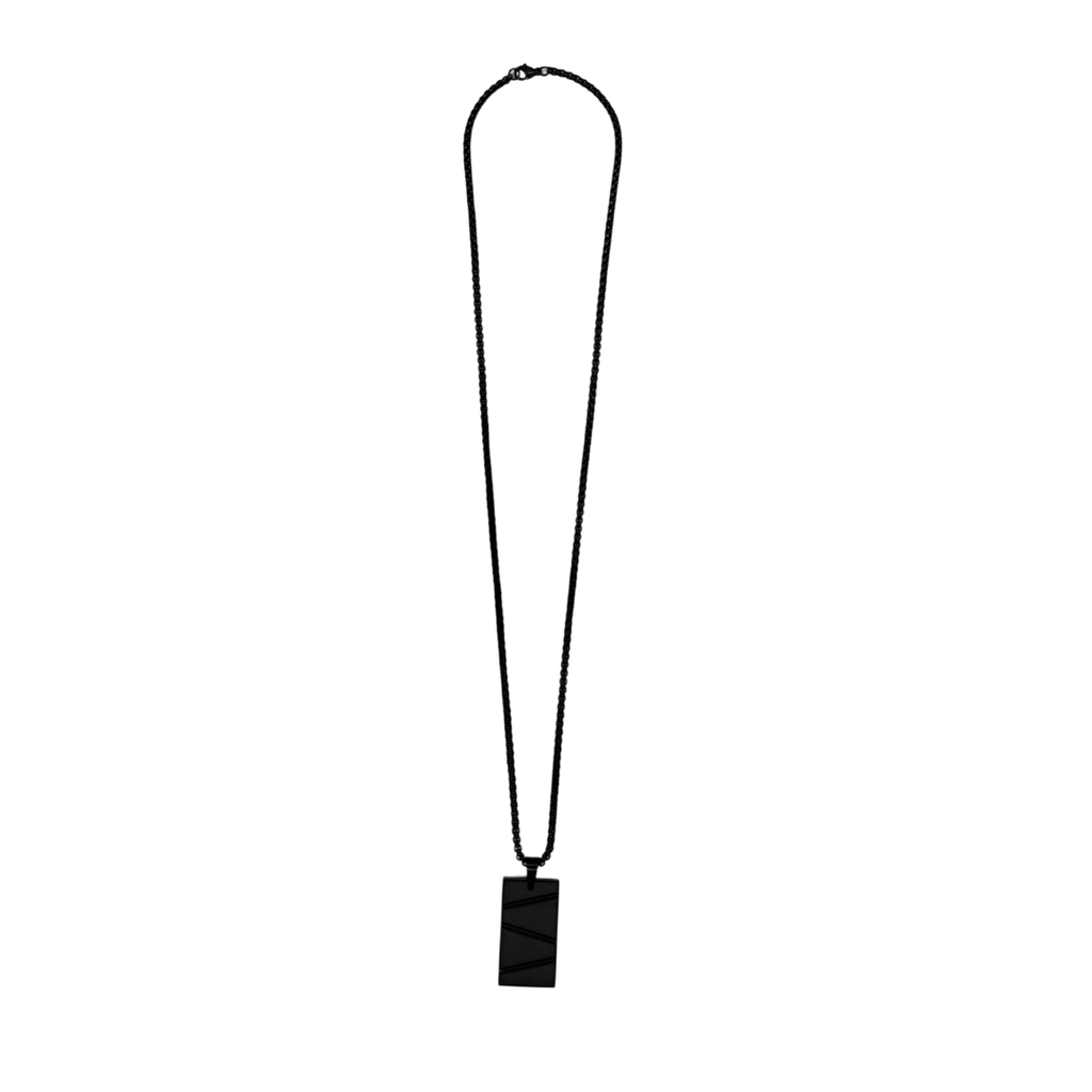 Detalle barra acero superficie grabable collar New Concept Midnight Bar