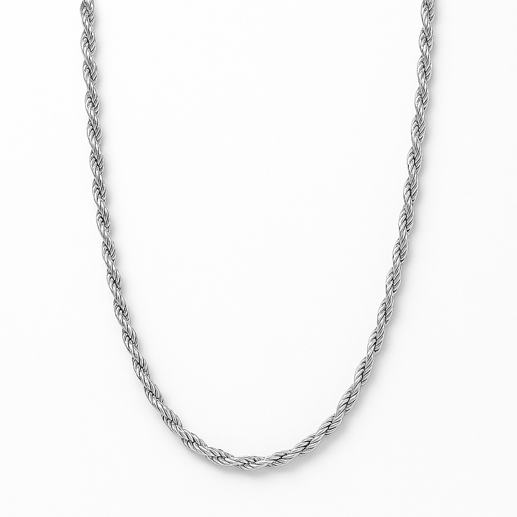 Cadena Rope 3mm Silver