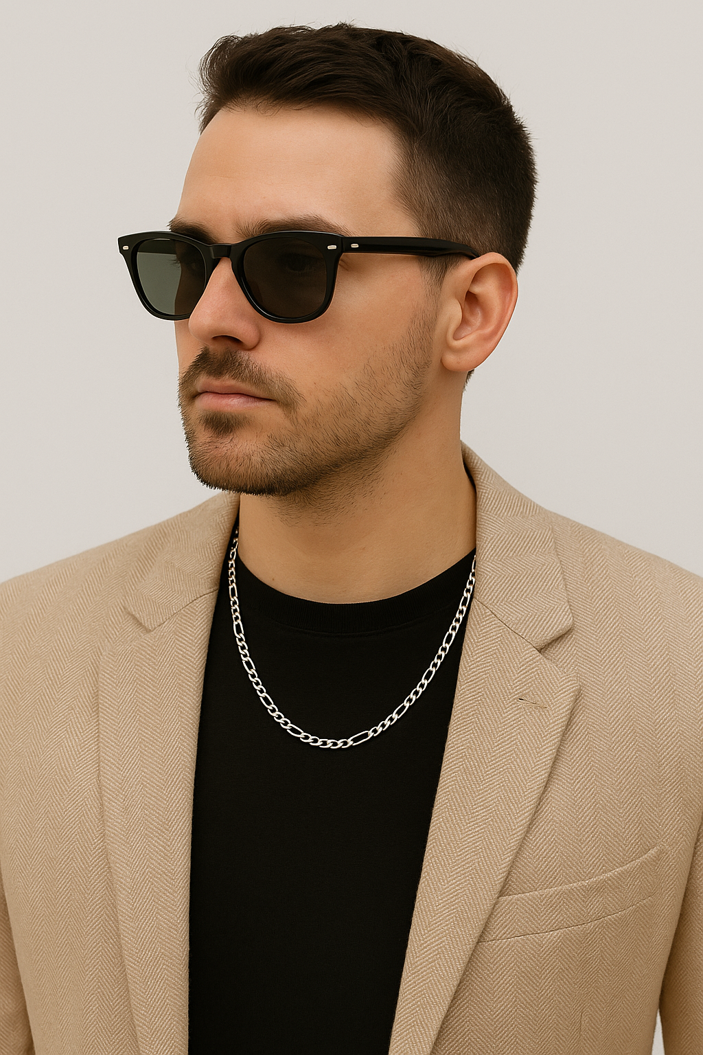 Cadena Fígaro 3mm Silver