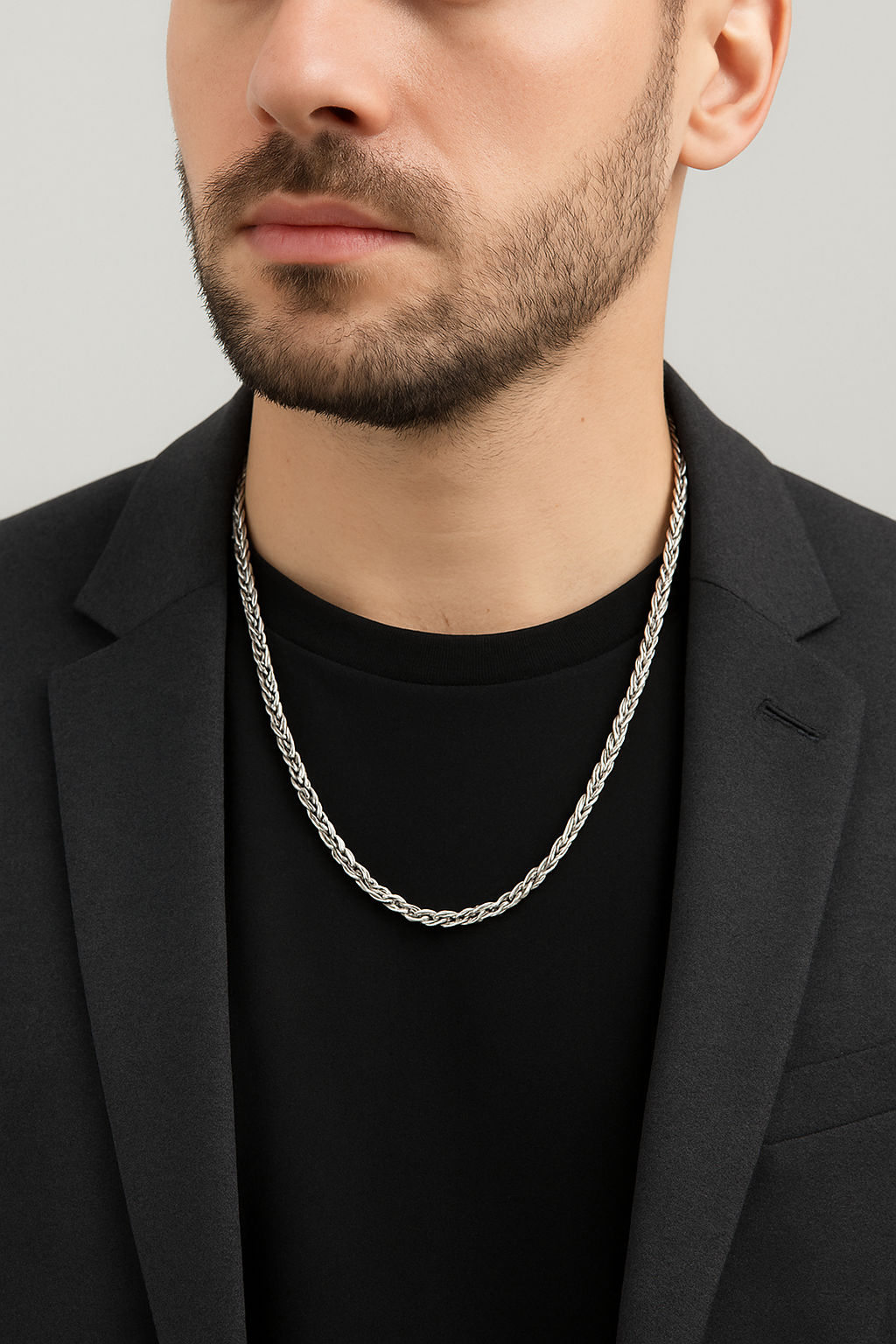 Cadena Trigo 3mm Silver