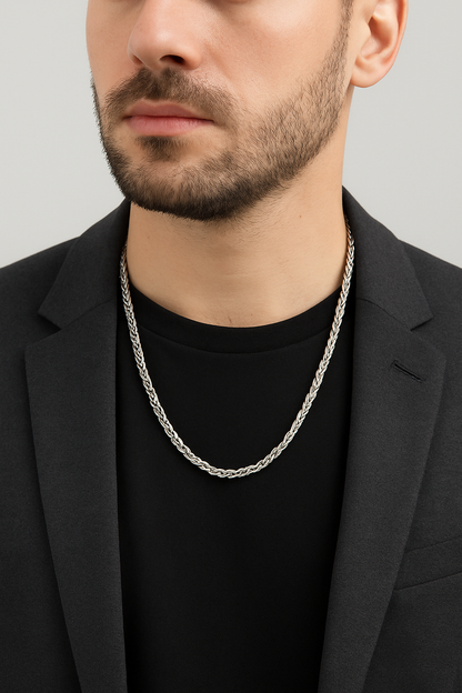 Cadena Trigo 3mm Silver
