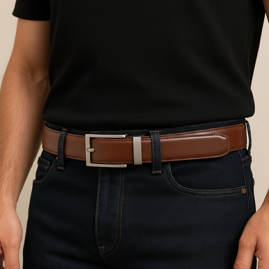 Cinturón automático Bravura Café