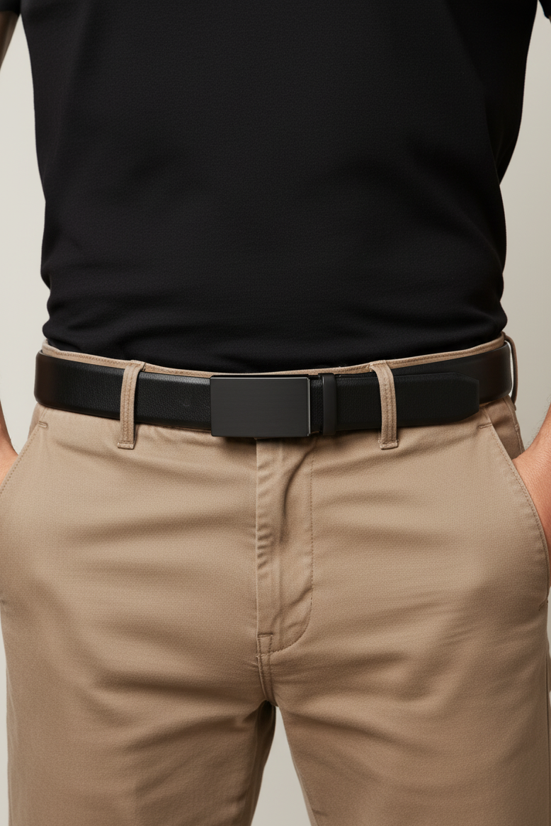 Cinturón automático Savile Negro