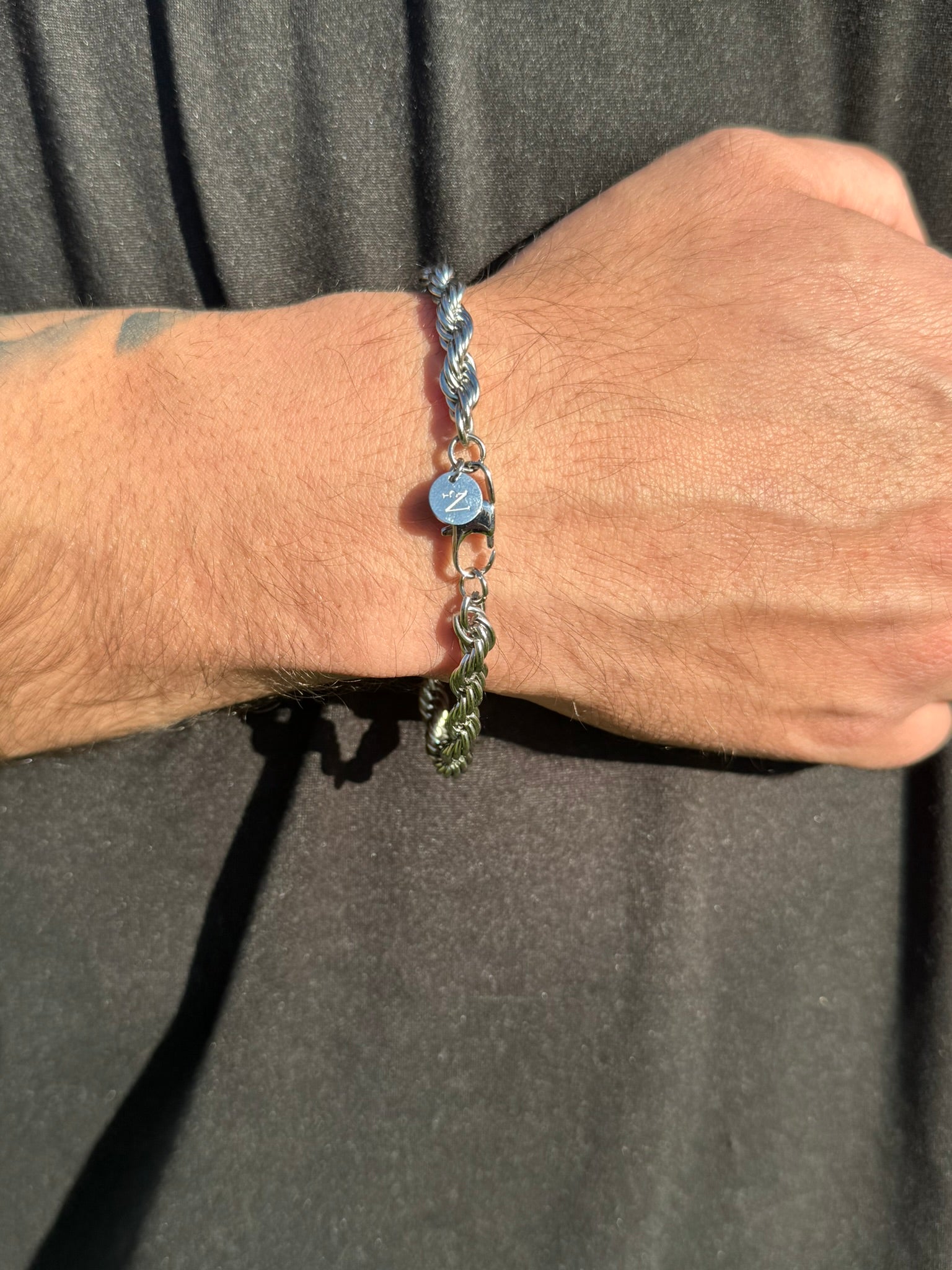 Pulsera Braid Silver 6mm