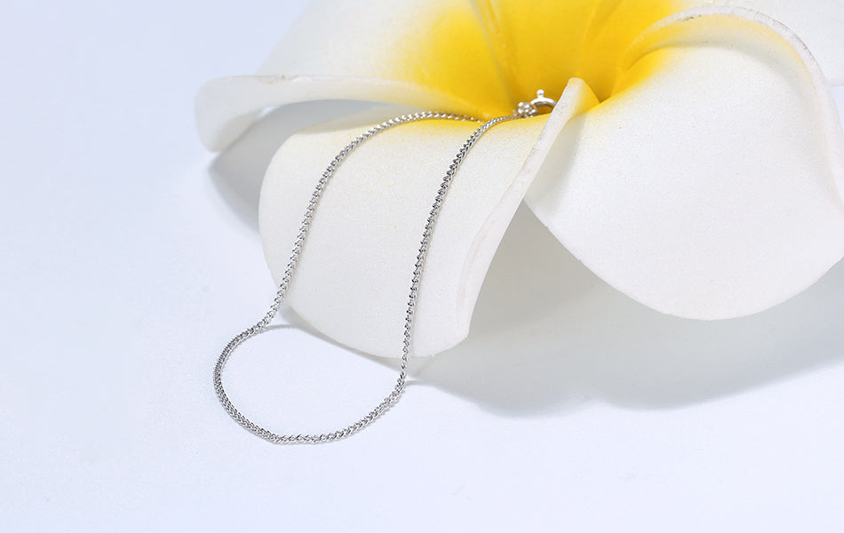 Cadena Silver Curb 1mm Plata 925