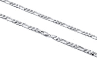 Cadena Silver Figaro Plata 925