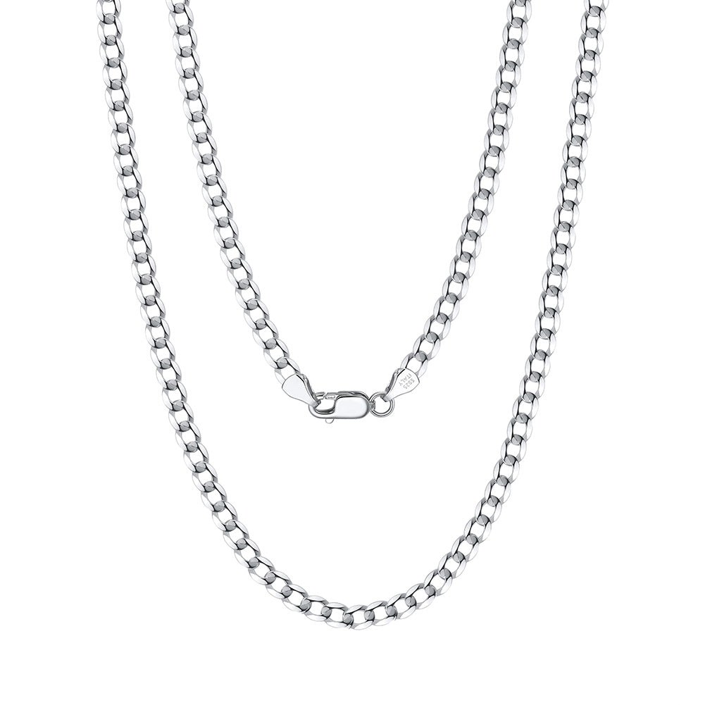 Detalle eslabones curb plata 925 3mm New Concept Silver Curb