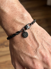 Pulsera Braid Black 6mm