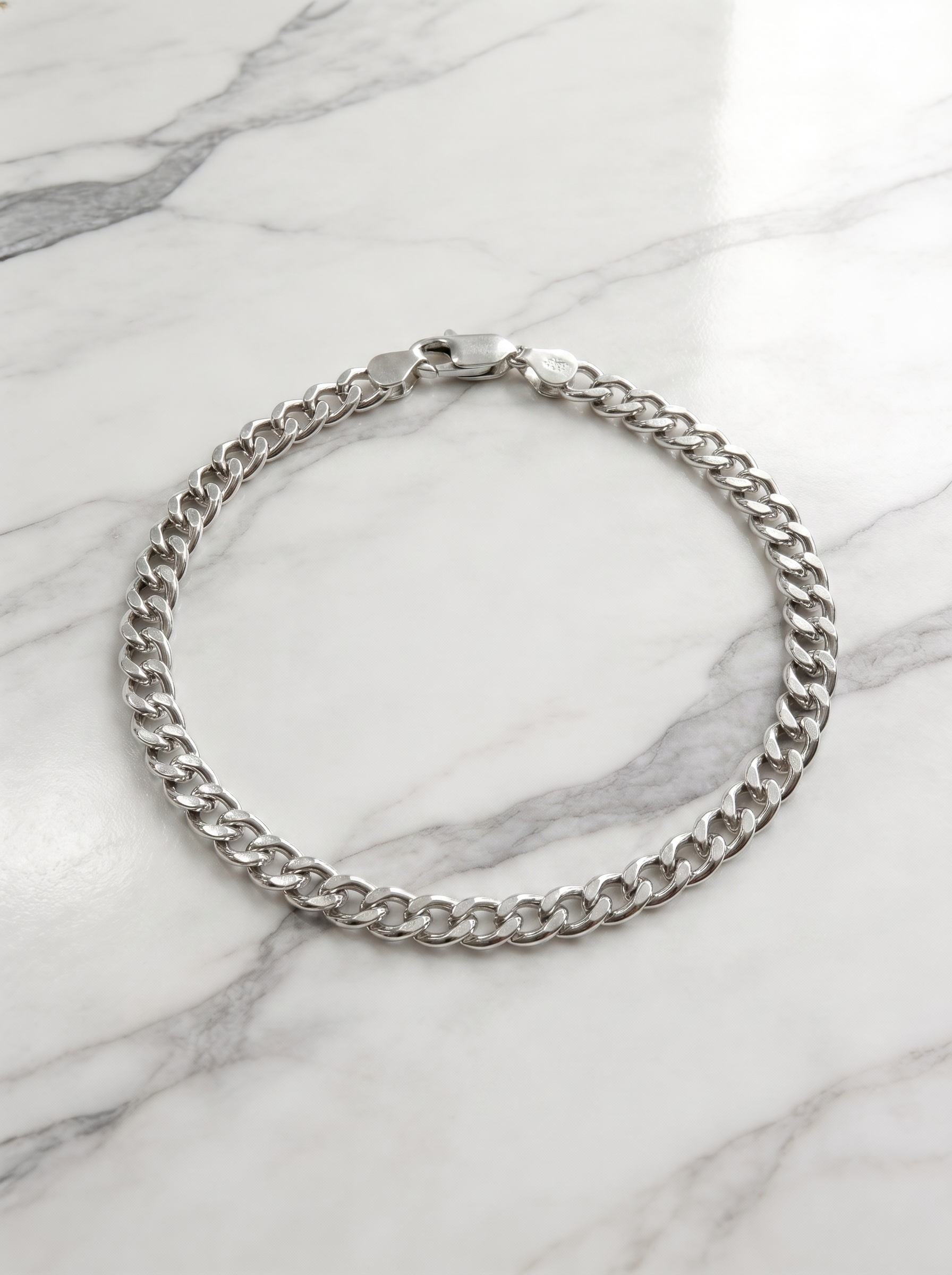 Pulsera Silver Cuban Plata 925