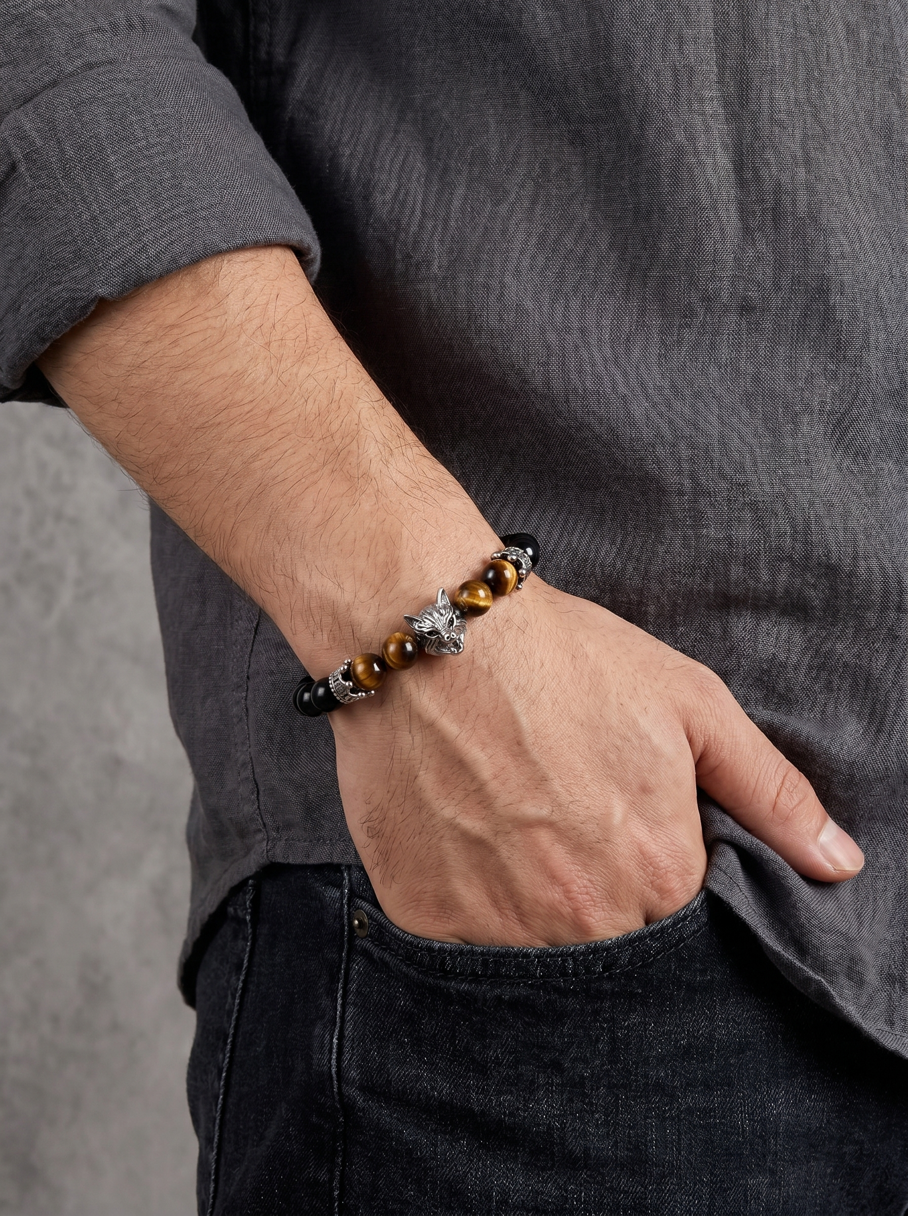 Pulsera Alpha Wolf
