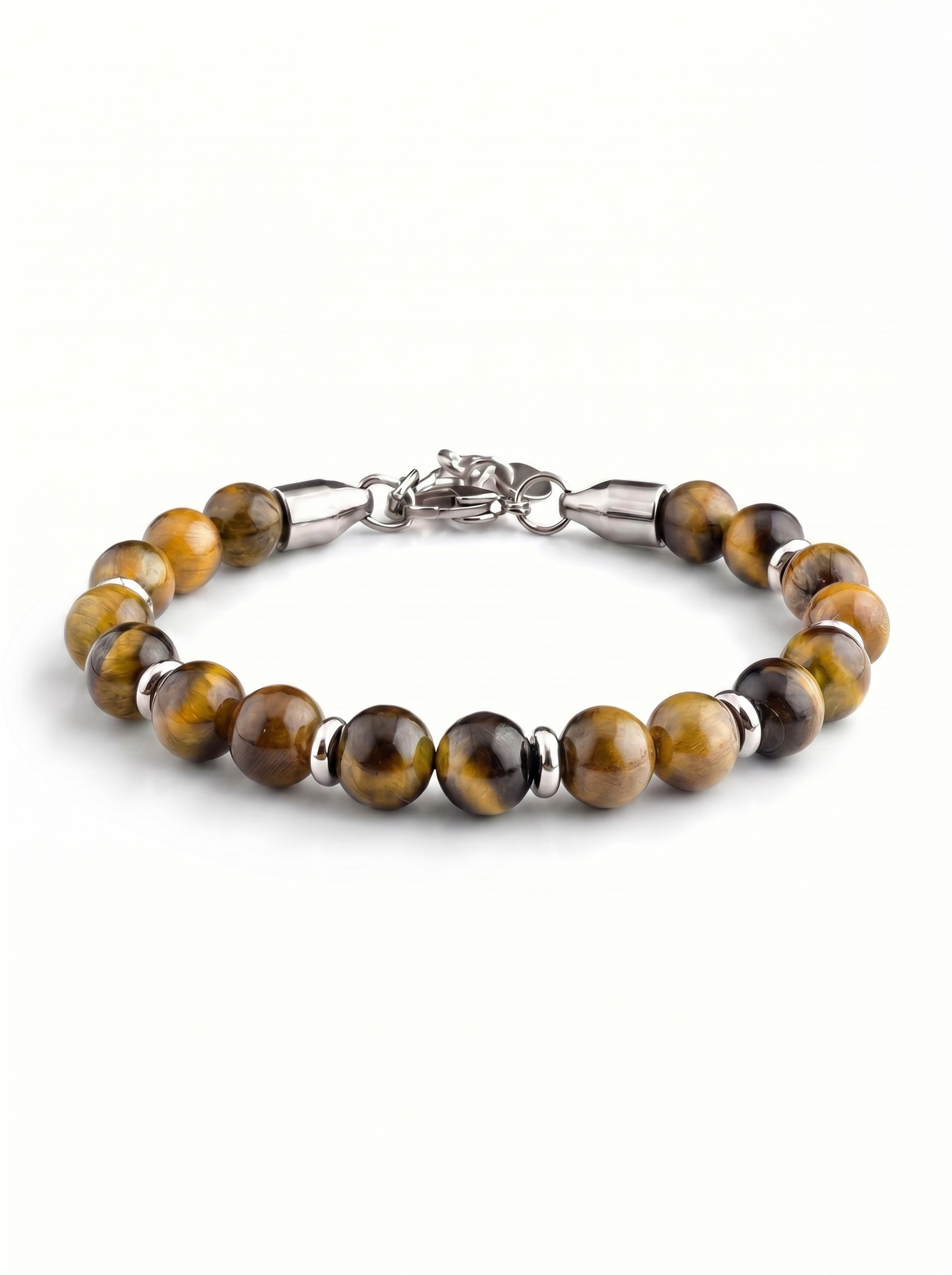 Pulsera Oculus ajustable piedras y acero masculina New Concept Chile