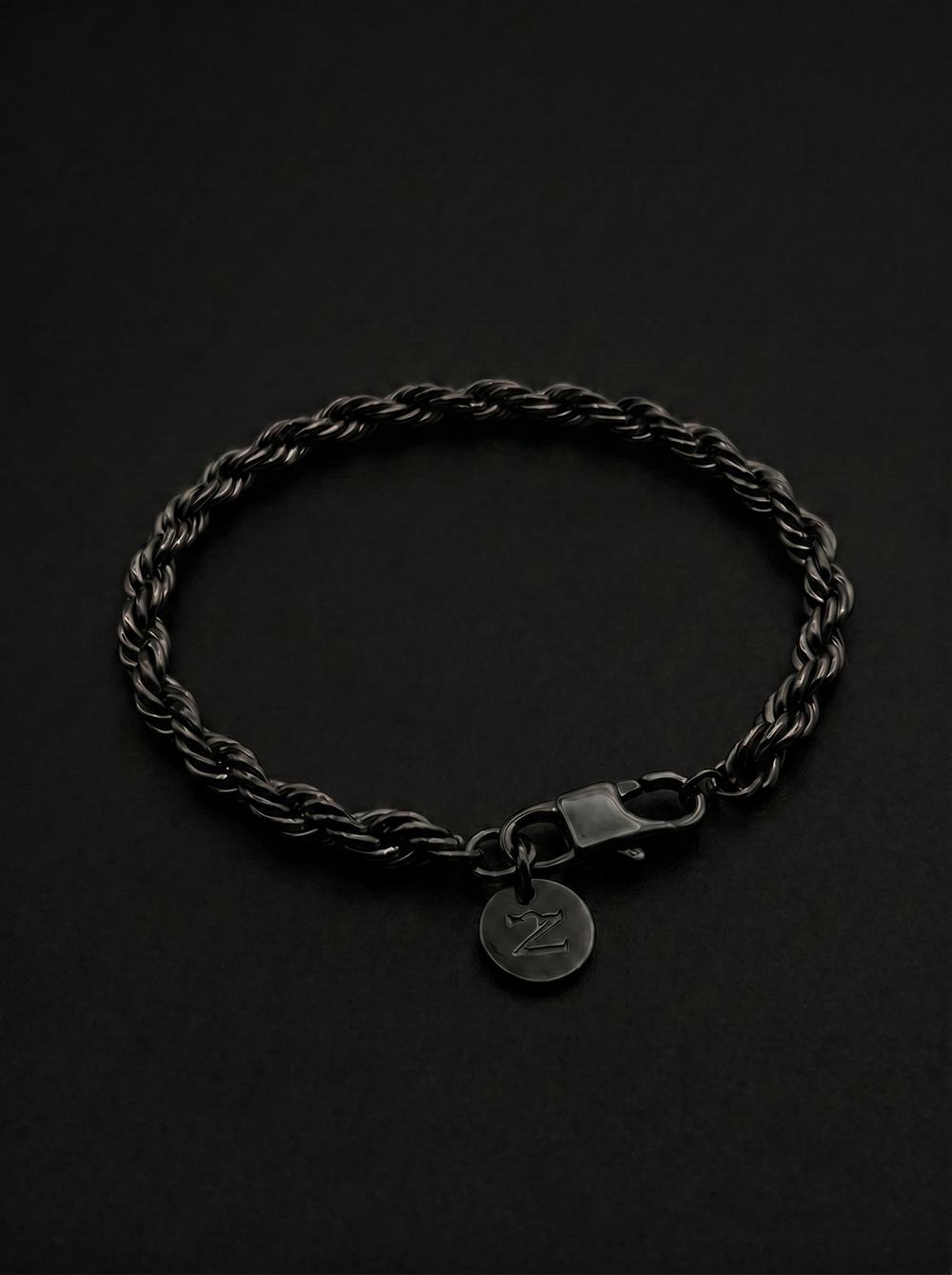 Pulsera Braid Black 6mm