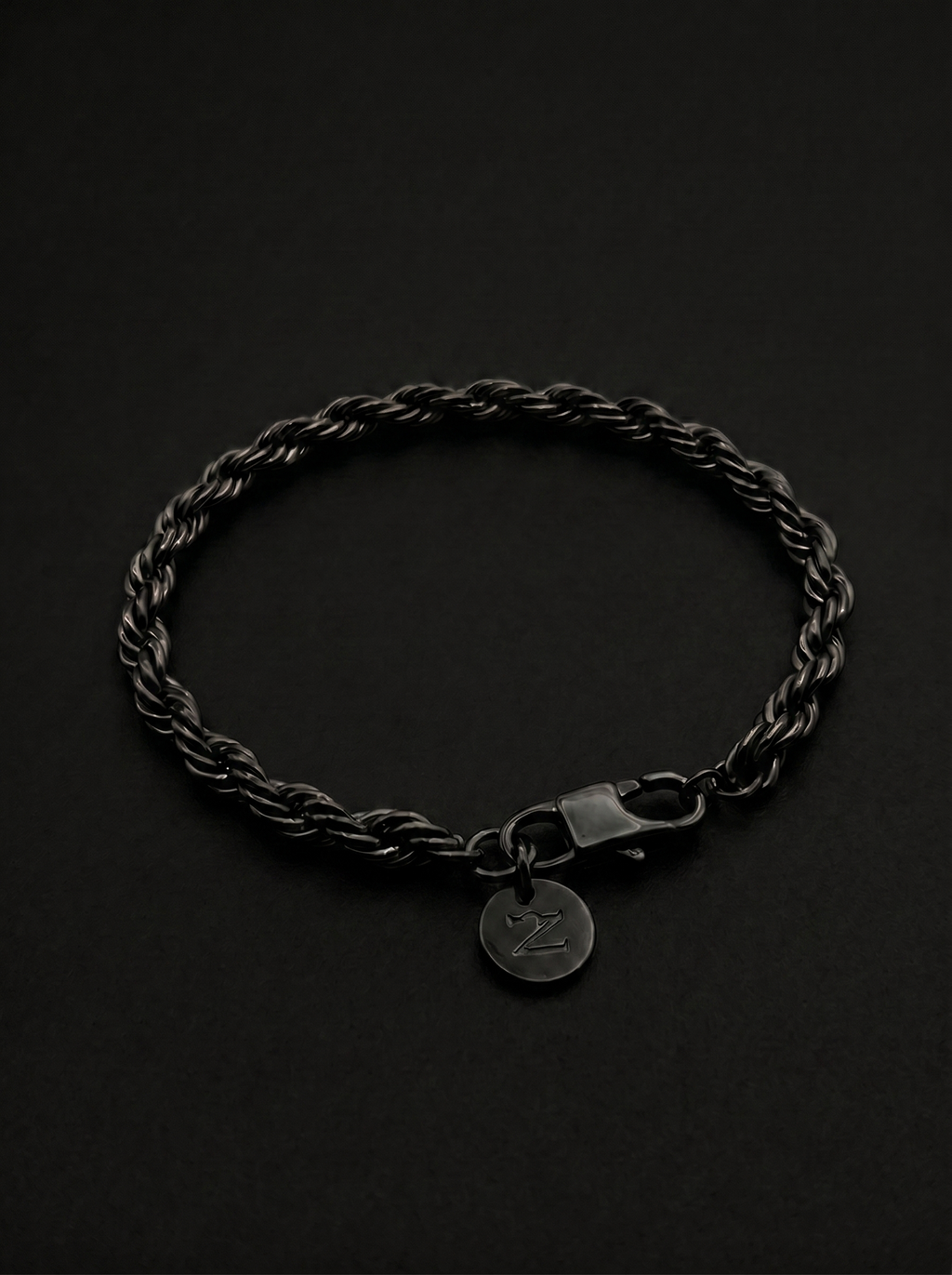 Pulsera Braid Black 6mm