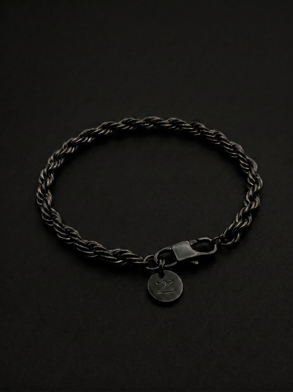 Pulsera Braid Black 6mm