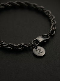 Pulsera Braid Black 6mm