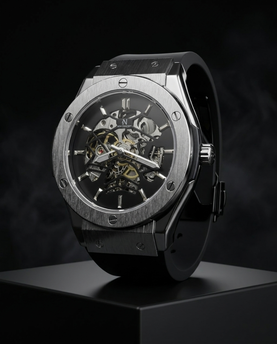 Reloj New Concept ThriveX Silver - Vista frontal