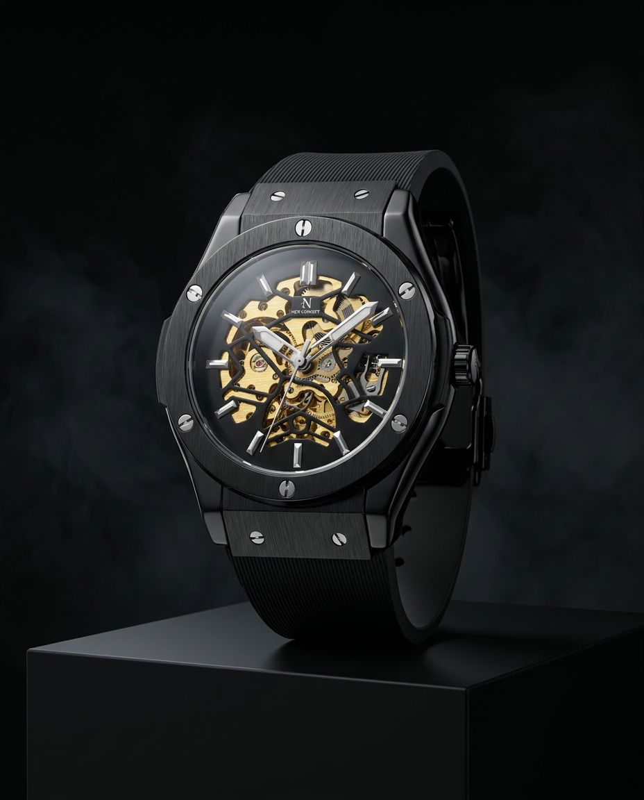 Reloj New Concept ThriveX Black - Vista frontal