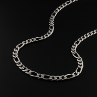 Cadena Fígaro 3mm Silver