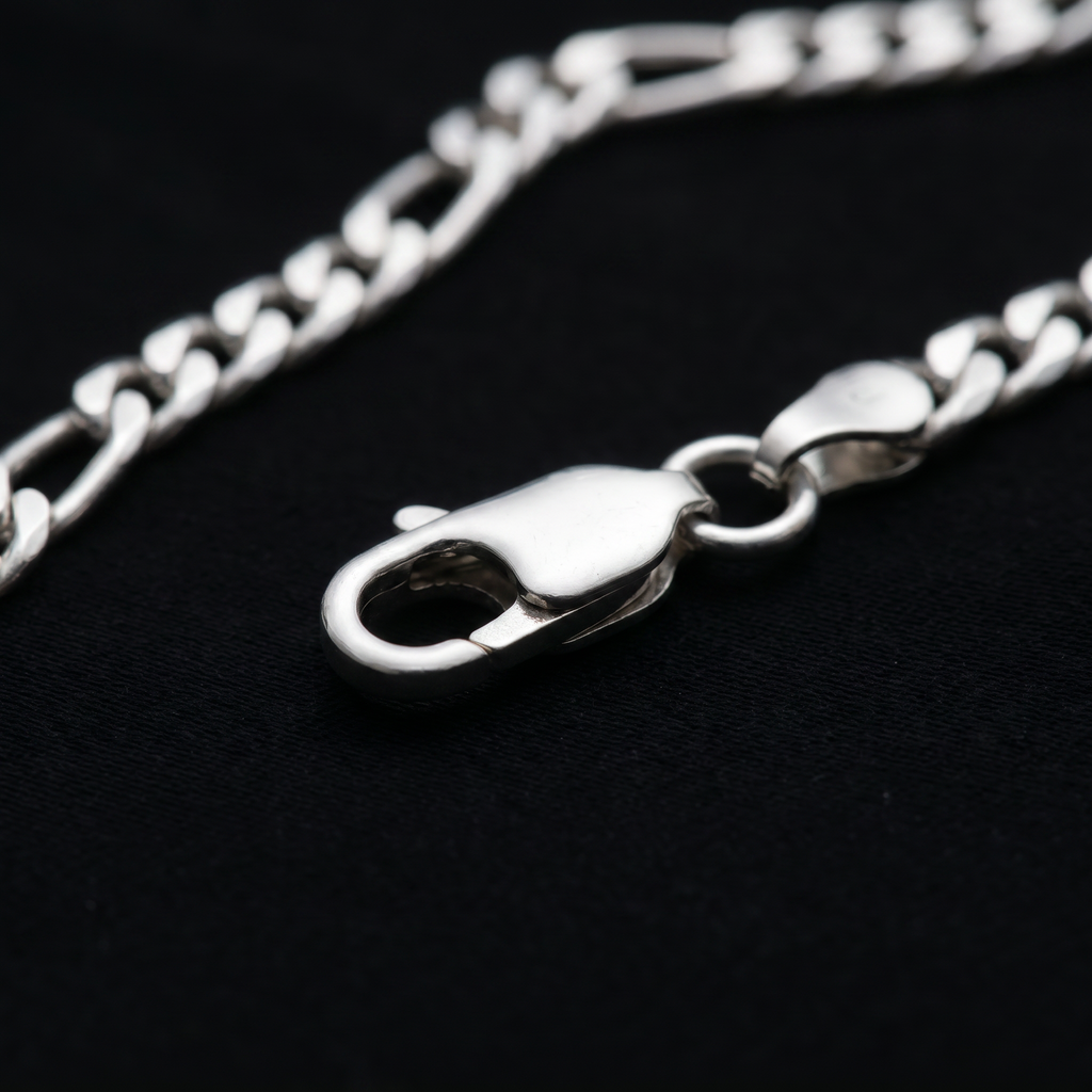 Cadena Fígaro 3mm Silver