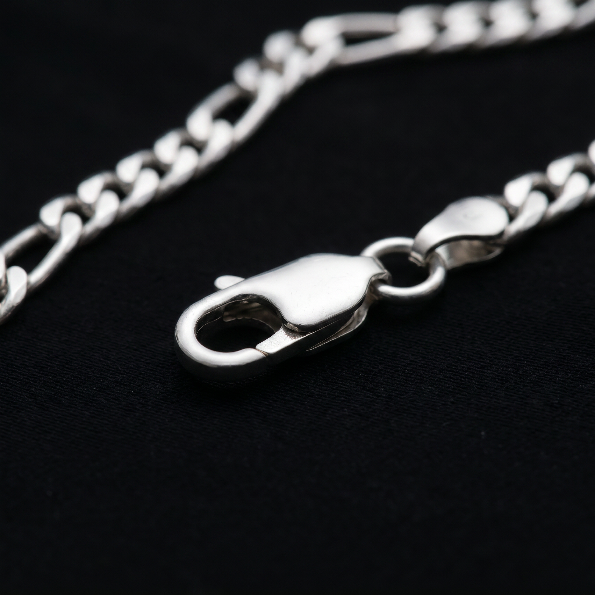 Cadena Fígaro 3mm Silver