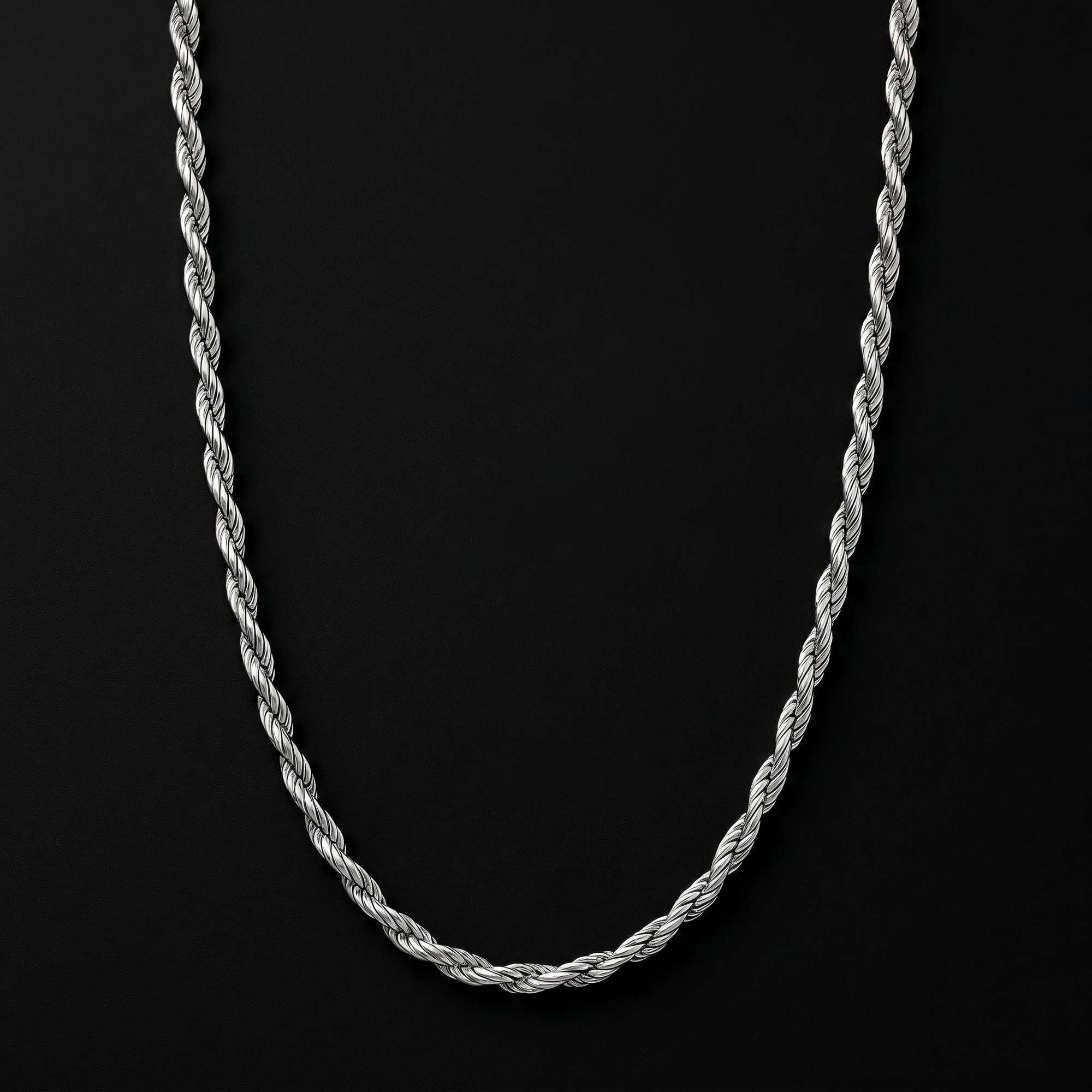 Cadena Rope 3mm Silver