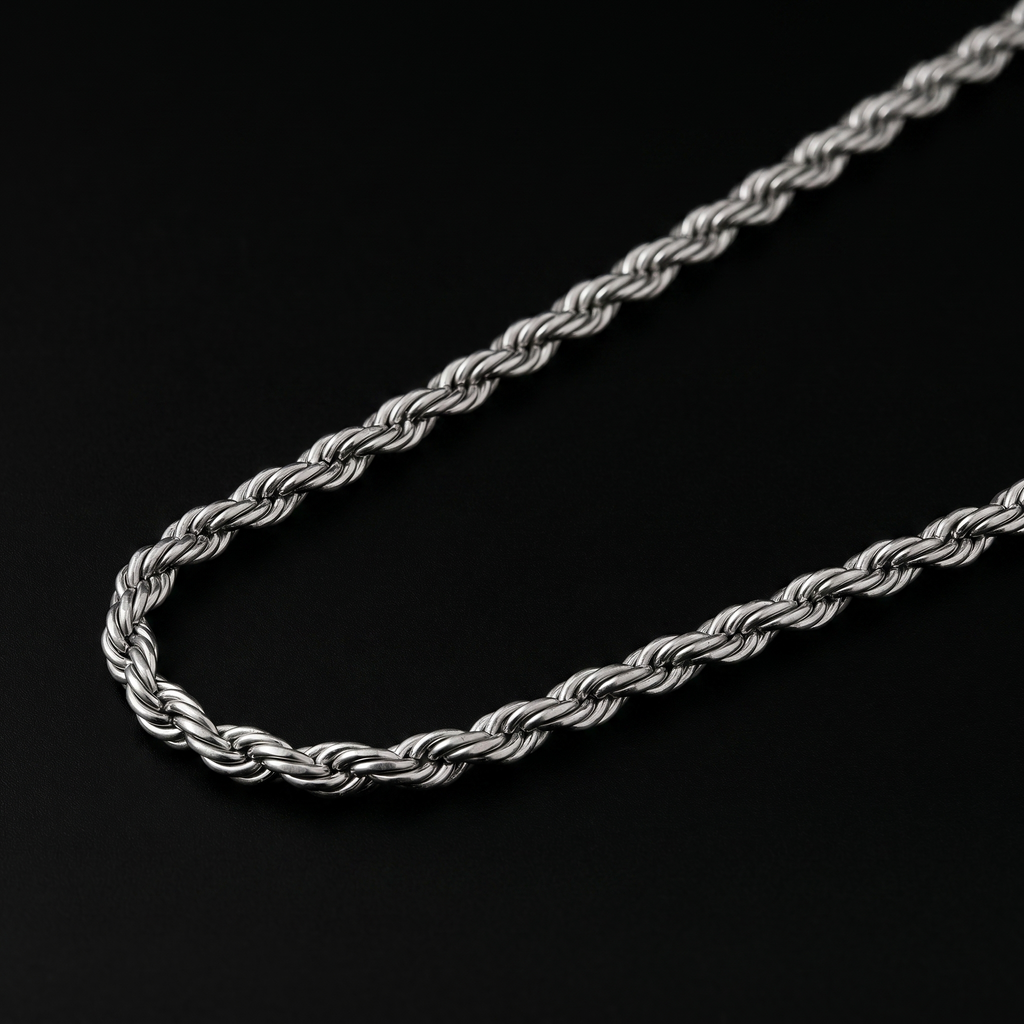 Cadena Rope 3mm Silver