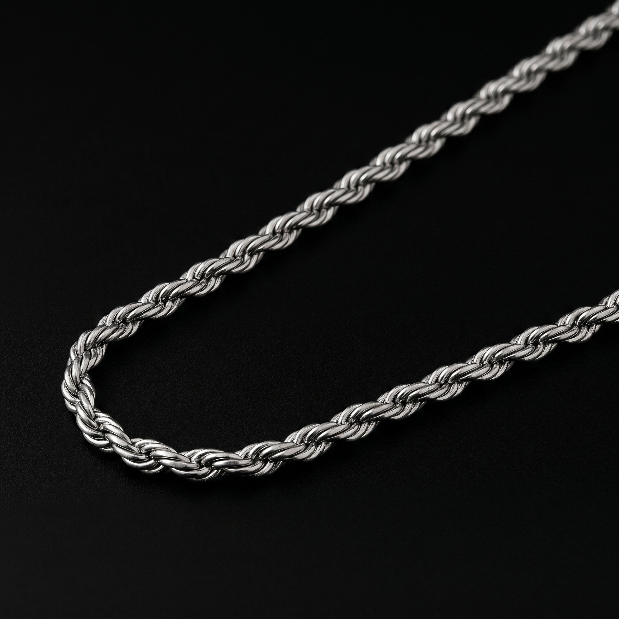 Cadena Rope 3mm Silver