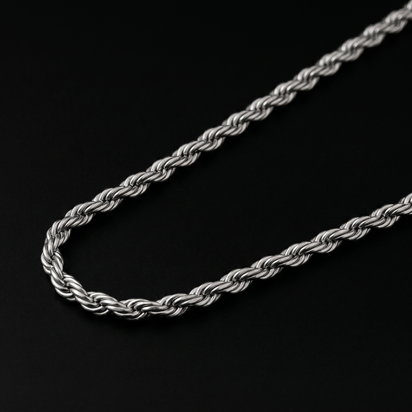 Cadena Rope 3mm Silver