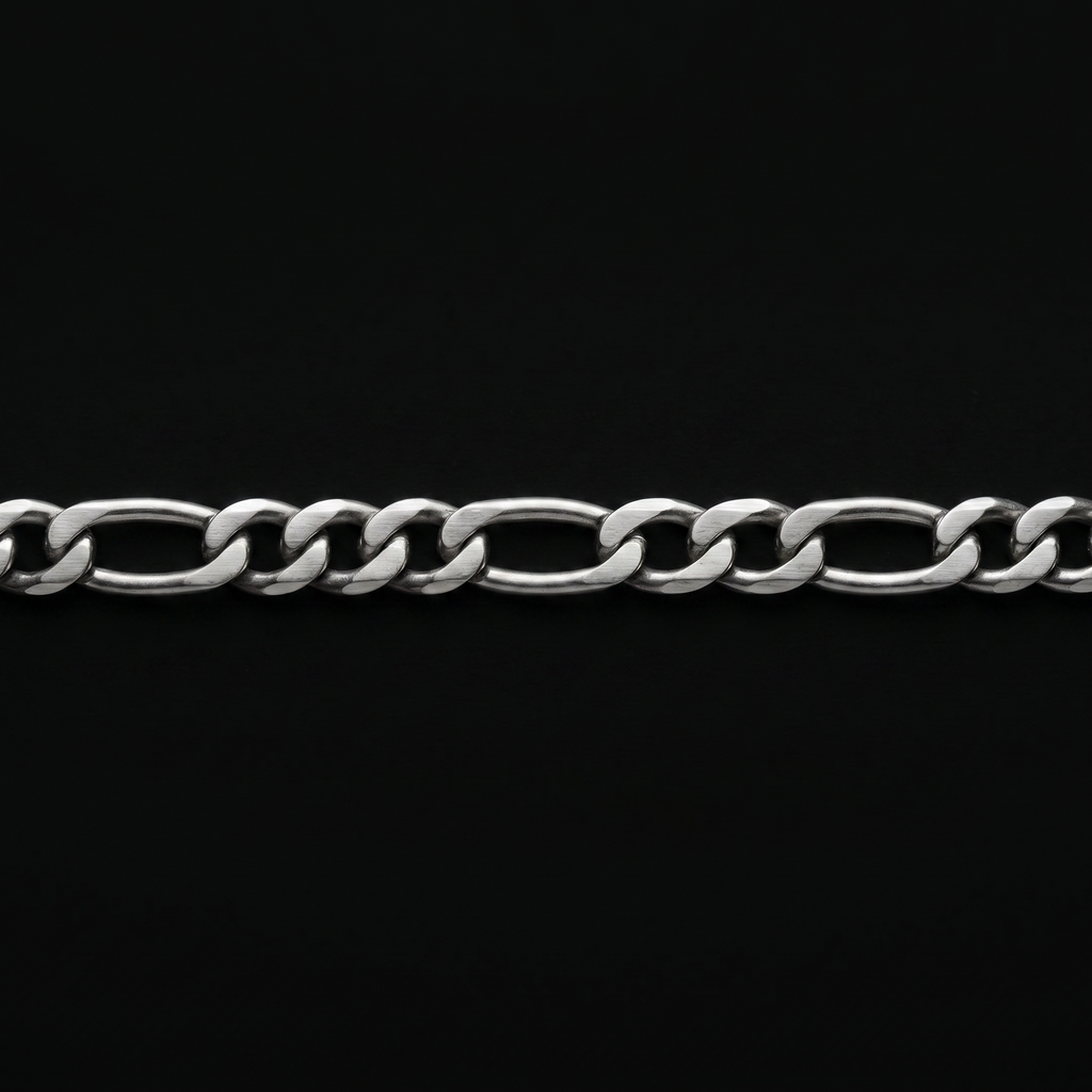 Cadena Fígaro 3mm Silver