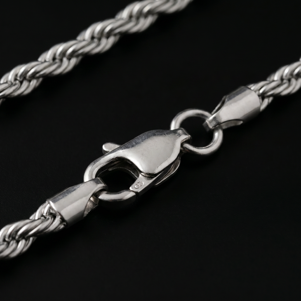 Cadena Rope 3mm Silver