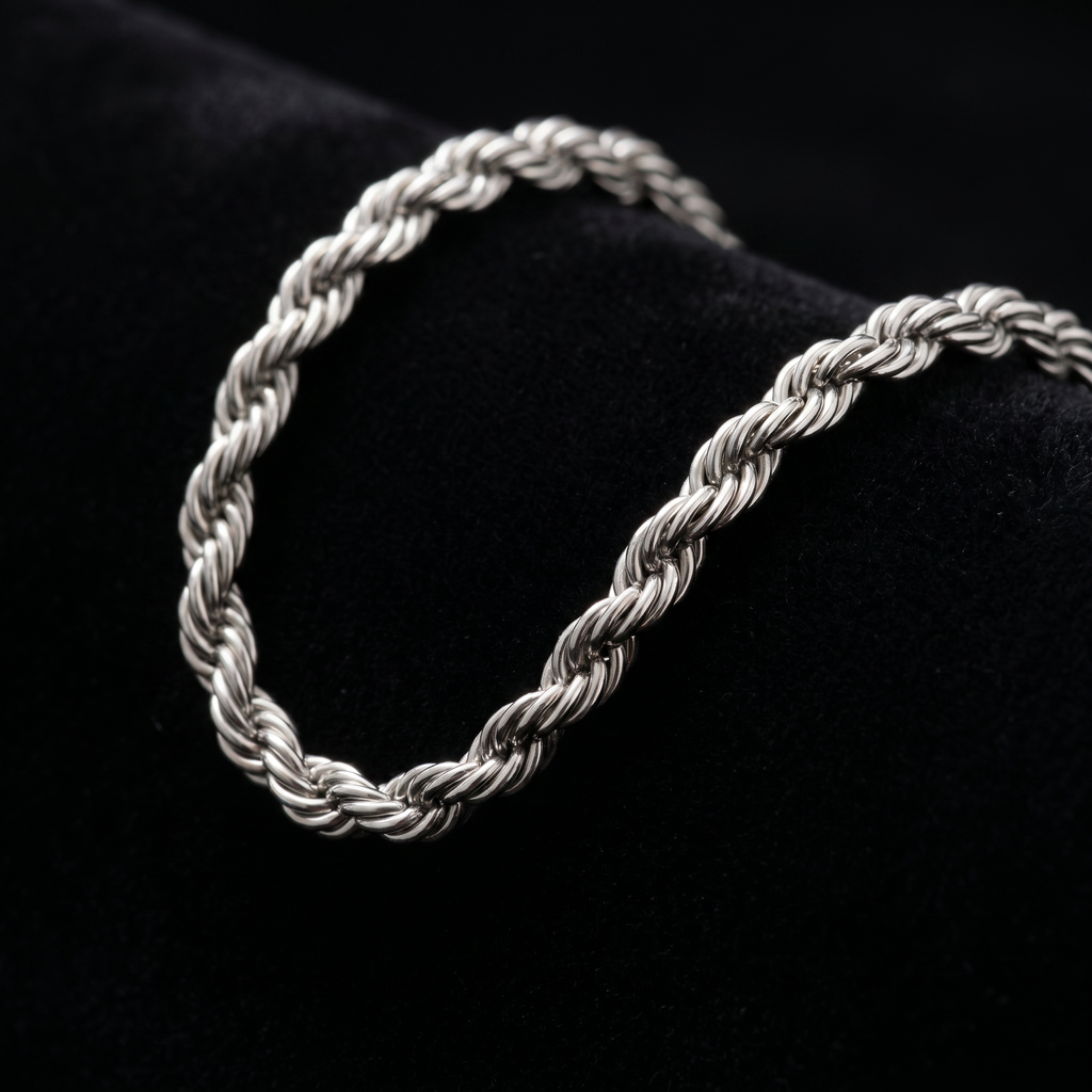Pulsera Silver Rope Plata 925