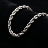 Pulsera Silver Rope Plata 925