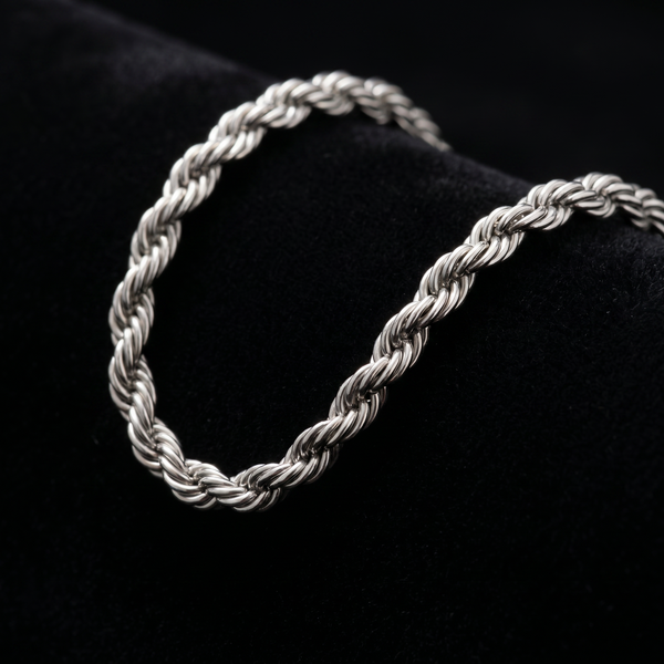 Pulsera Silver Rope Plata 925