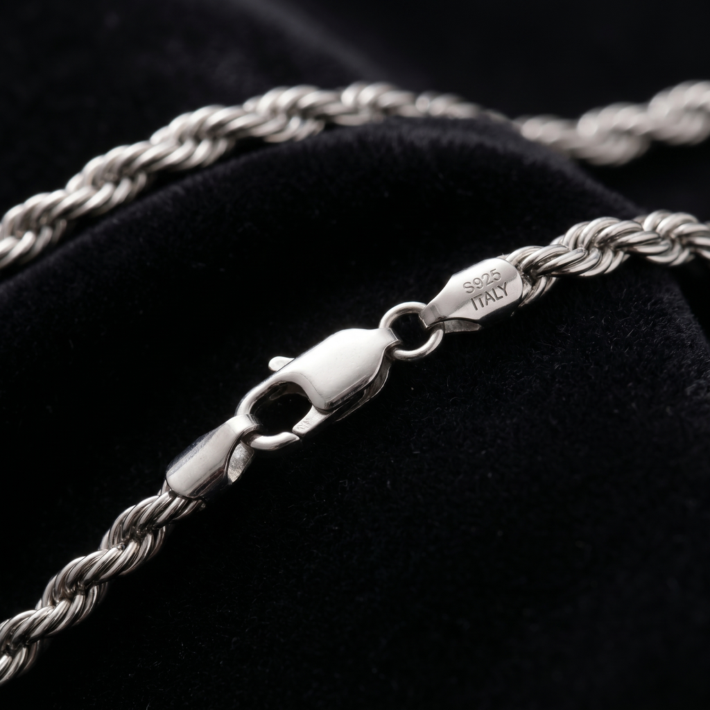 Pulsera Silver Rope Plata 925