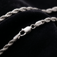 Pulsera Silver Rope Plata 925