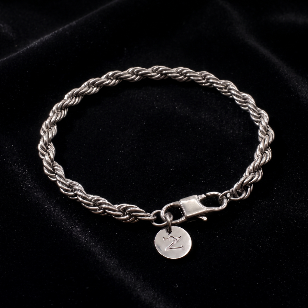 Pulsera Braid Silver 6mm