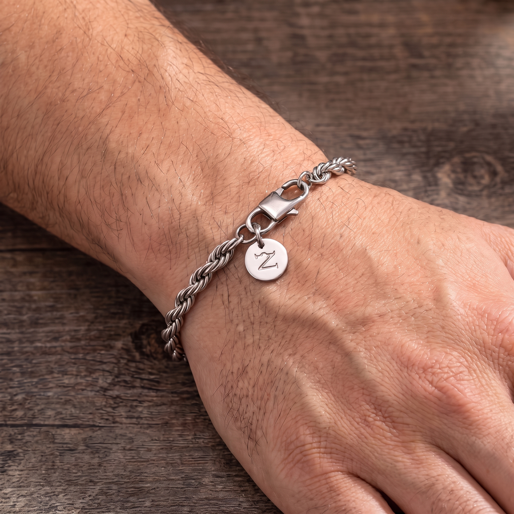 Pulsera Braid Silver 6mm