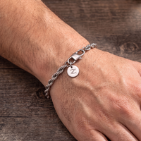 Pulsera Braid Silver 6mm