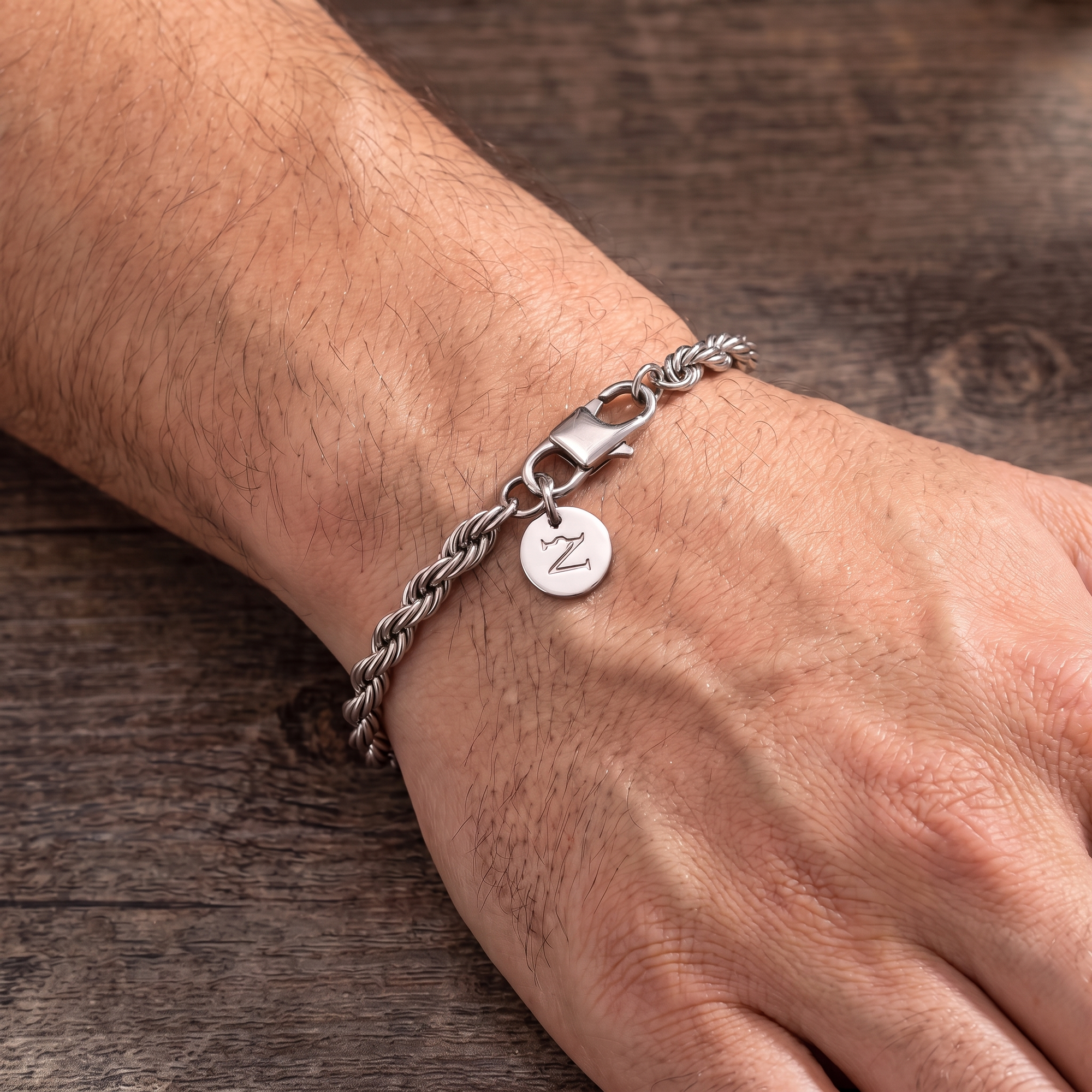 Pulsera Braid Silver 6mm
