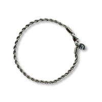 Collar Octavus Silver + Pulsera Rope 3mm Silver