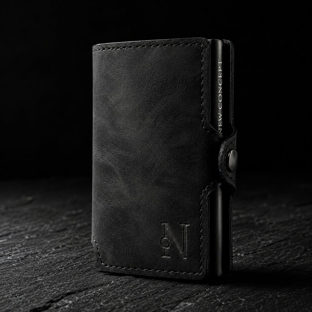 Billetera Woolrich Black - Tarjetas eyectadas