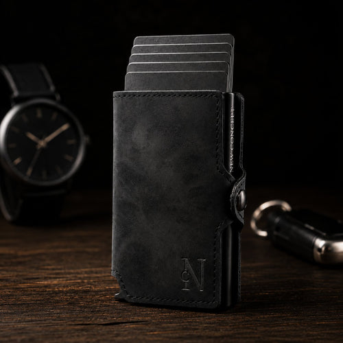 Billetera Woolrich Black - Vista frontal